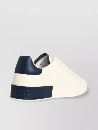 Dolce & Gabbana Sneakers From The Portofino Line In Calfskin