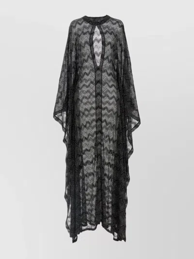 Missoni Zigzag Knit Dress Dresses Multicolor In Multi