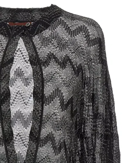 Missoni Zigzag Knit Dress Dresses Multicolor In Multi
