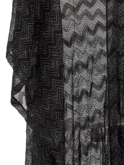 Missoni Zigzag Knit Dress Dresses Multicolor In Multi