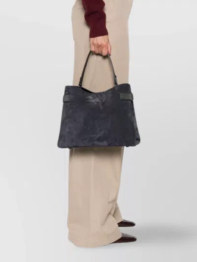 Brunello Cucinelli Suede Leather Handbag