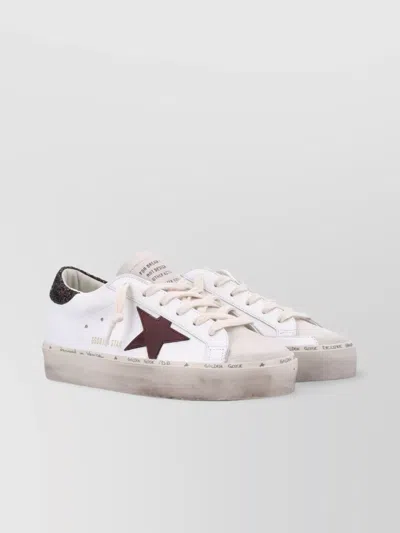 Golden Goose Starry Sneakers With Glitter Heel Tab