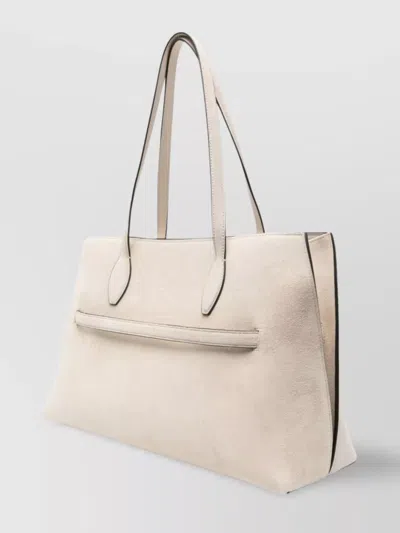 Totême Lounge Suede Leather Tote Bag