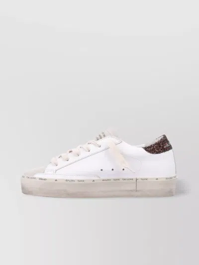 Golden Goose Starry Sneakers With Glitter Heel Tab
