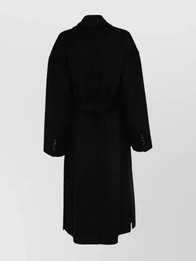 Iro Wool Coat With Belted Waist And Shawl Collar