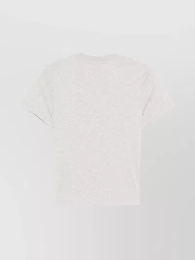 Ami Alexandre Mattiussi Ami Paris Ami Paris De Coeur Cotton T-shirt In Gray