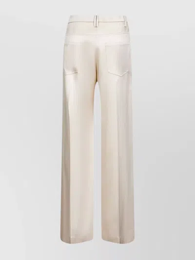 Brunello Cucinelli Wide-leg Trousers With Back Patch Pockets