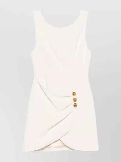 Elisabetta Franchi Draped Front Mini Dress