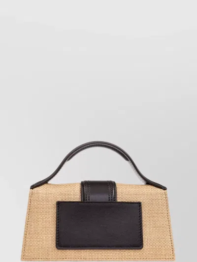 Jacquemus Woven Leather Shoulder Bag With Top Handle