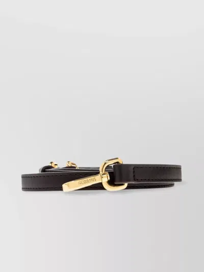 Jacquemus Woven Leather Shoulder Bag With Top Handle