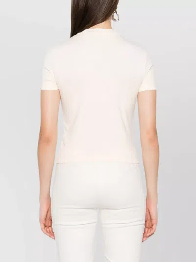 Jacquemus Gros Grain Crew Neck Cotton Blend Top