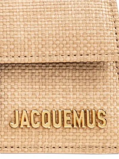 Jacquemus Woven Leather Shoulder Bag With Top Handle