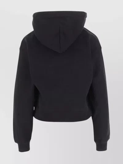 Jacquemus Ribbon Drawstring Cropped Hoodie