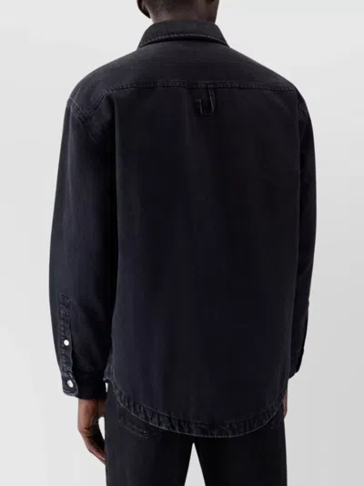 Jacquemus Men La Chemise Boulanger Shirt In Black