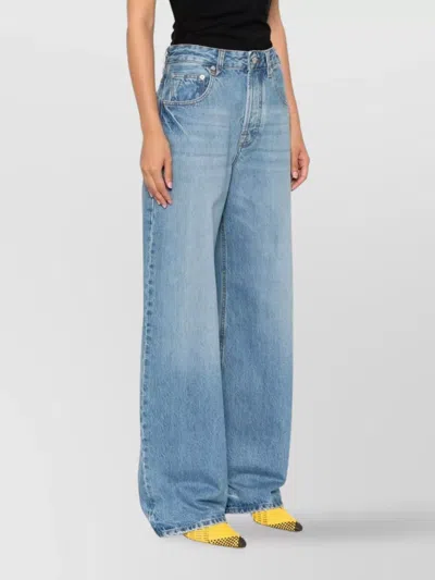 Jacquemus Denim Trousers With Belt Loops