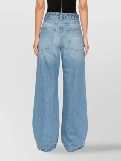Jacquemus Denim Trousers With Belt Loops