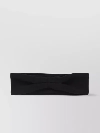 Celine Wool Bow Headband Elastic Stretch Fit