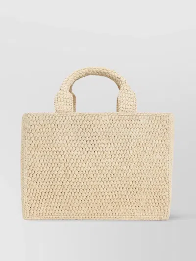 Celine Small Thais Tote Bag With Woven Texture