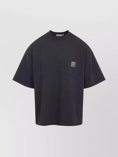Carhartt Hudson Pocket Short-sleeved T-shirt In Black
