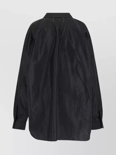 Maison Margiela Casual Shirt With Back Yoke Detail In Black