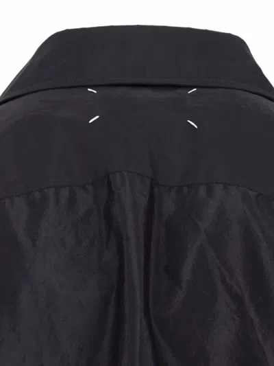 Maison Margiela Casual Shirt With Back Yoke Detail In Black