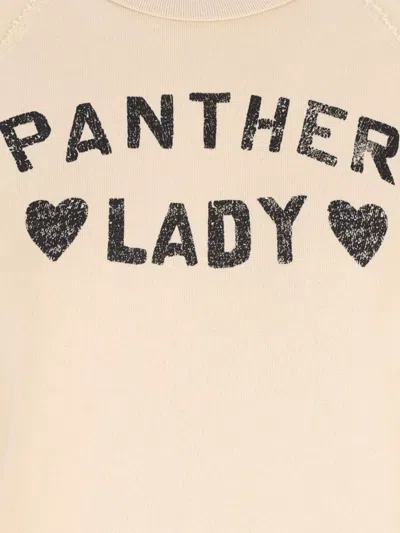 Valentino Graphic Print Cotton Sweatshirt With Raglan Sleeves In Neutral