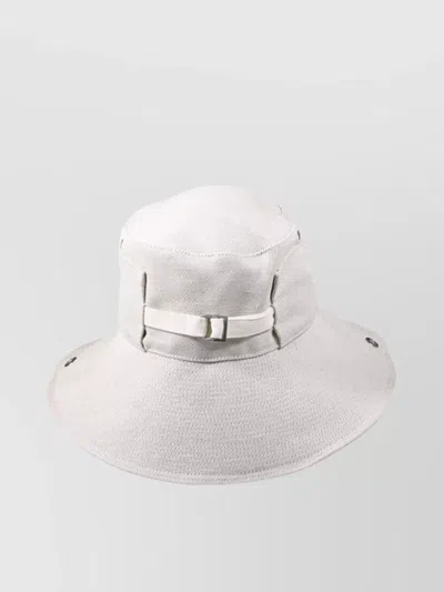 Jacquemus Nimes Hat With Eyelet Vents And Wide Brim