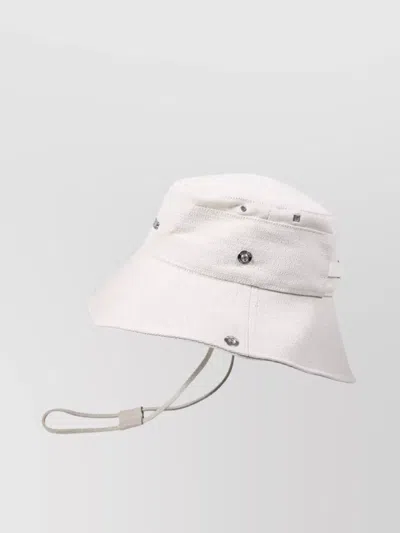 Jacquemus Nimes Hat With Eyelet Vents And Wide Brim