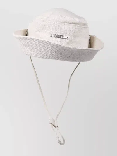 Jacquemus Nimes Hat With Eyelet Vents And Wide Brim