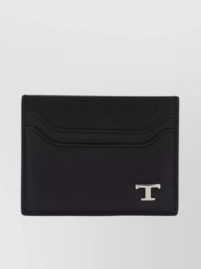 Tod's Slim Textured Compact Wallets