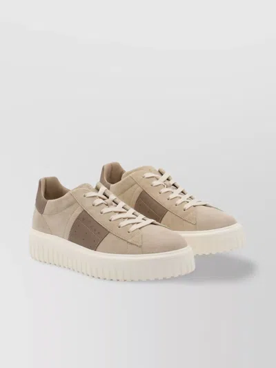 Hogan Low Top Sneakers Round Toe