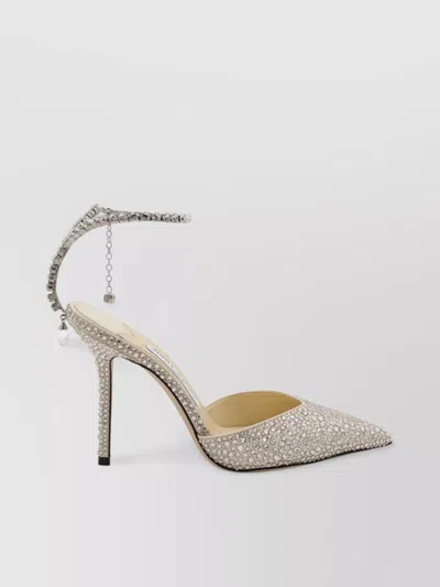 Jimmy Choo Embellished Pointed Toe Stiletto Heel Pumps