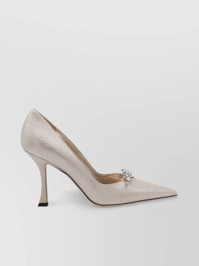 Jimmy Choo Embellished Pointed Toe Stiletto Pumps