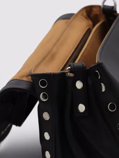 Zanellato Buckle And Metal Studs Shoulder Bag