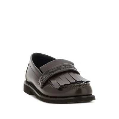 Brunello Cucinelli Wool Loafers