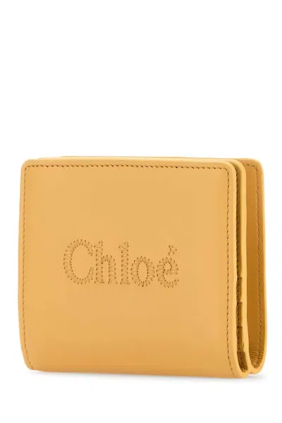 Chloé Chloe Women Peach Leather Wallet
