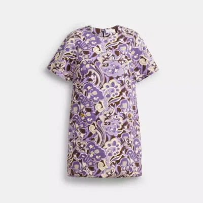 Coach T Shirt Kleid Aus Canvas Aus Regenerativer Baumwolle