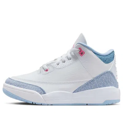 Air Jordan (ps)  3 Retro 'white Cobalt Bliss'