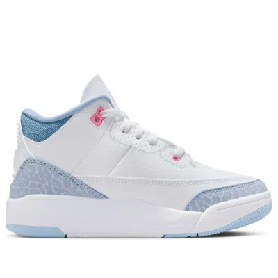 Air Jordan (ps)  3 Retro 'white Cobalt Bliss'