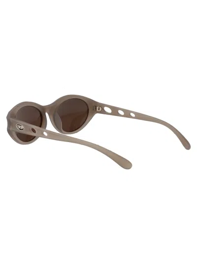Diesel Oval Sunglasses 0 Dl3005 U 201273 In Neutral