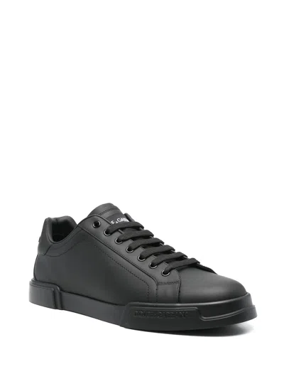 Dolce & Gabbana Portofino Sneakers In Purple