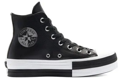 Converse (wmns)  Ctas Double Stack Lift Hi White Black Sneakers 'black White'
