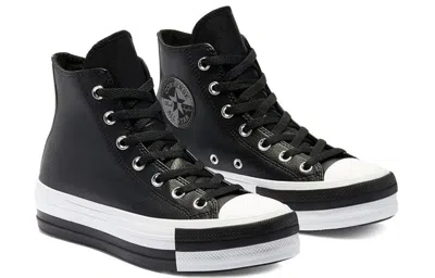 Converse (wmns)  Ctas Double Stack Lift Hi White Black Sneakers 'black White'