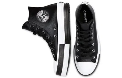Converse (wmns)  Ctas Double Stack Lift Hi White Black Sneakers 'black White'