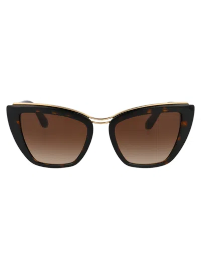 Dolce & Gabbana Havana Nylon Sunglasses