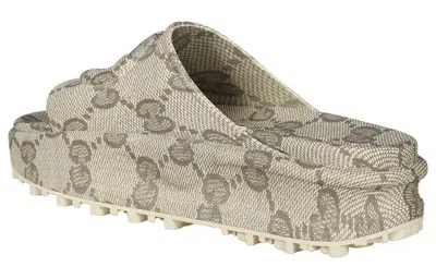 Gucci (wmns)  Slide Sandal With Interlocking G 'beige'