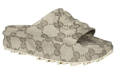 Gucci (wmns)  Slide Sandal With Interlocking G 'beige'