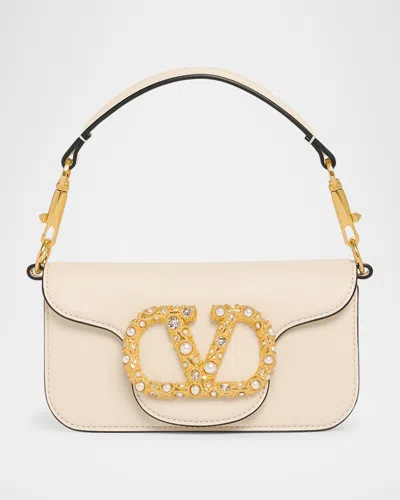 Valentino Loco Studded Vlogo Small Leather Shoulder Bag