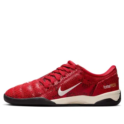 Nike Total 90 Se Embroidered Snake-effect Leather Sneakers In Red
