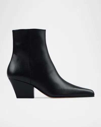 Paris Texas Black Leather Ankle Boot Jane